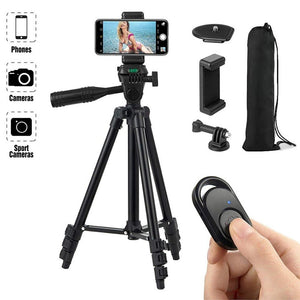 Tripod 42 Inch 106cm Aluminum Lightweight Smartphone Tripod