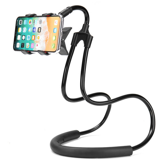 Universal Hanging Neck 360 Degree Rotation Lazy Holder Waist Stand Desktop Holder for Mobile Phone